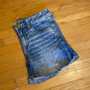 American Eagle super stretch midi jean short